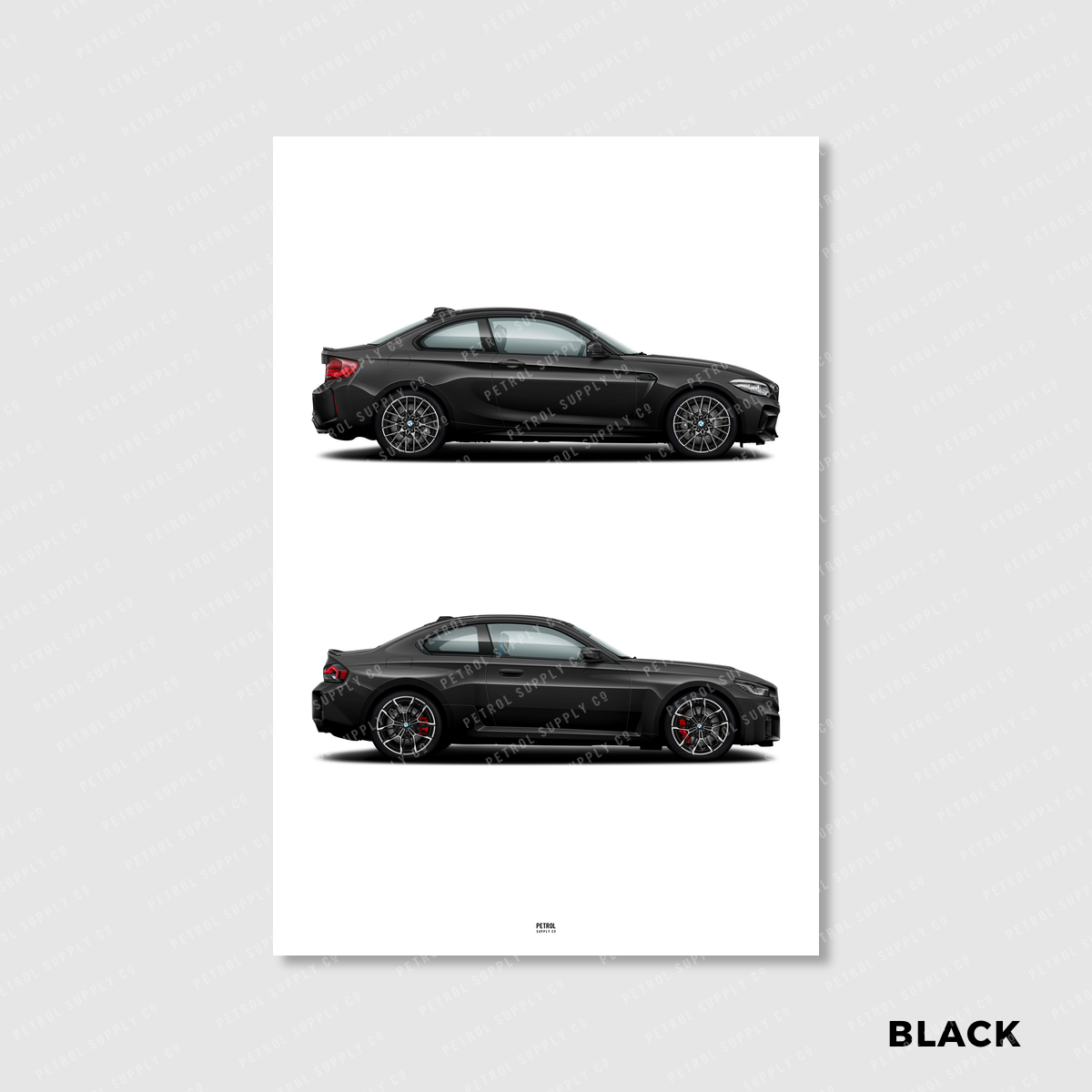 BMW M2 Evolution Generations Poster