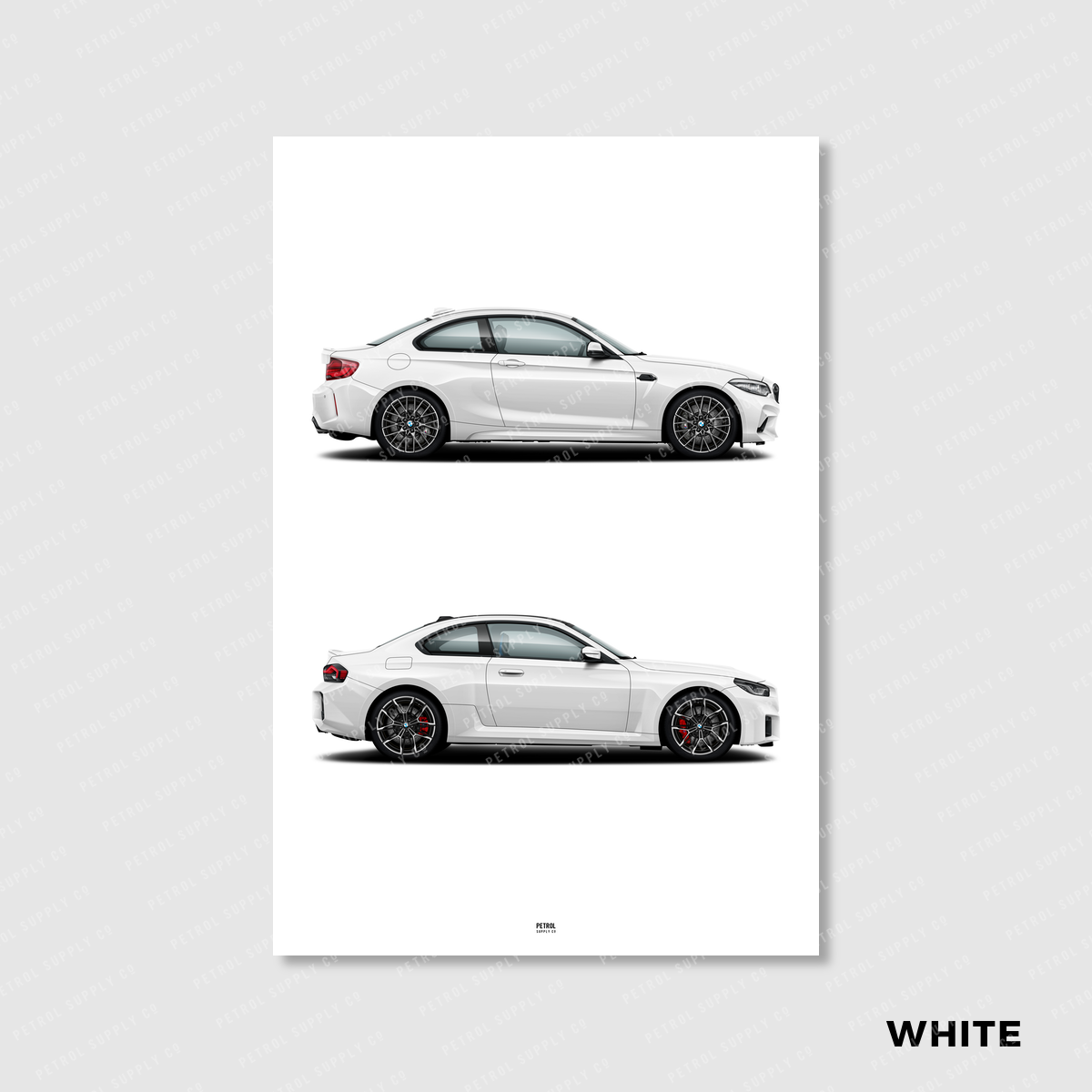 BMW M2 Evolution Generations Poster