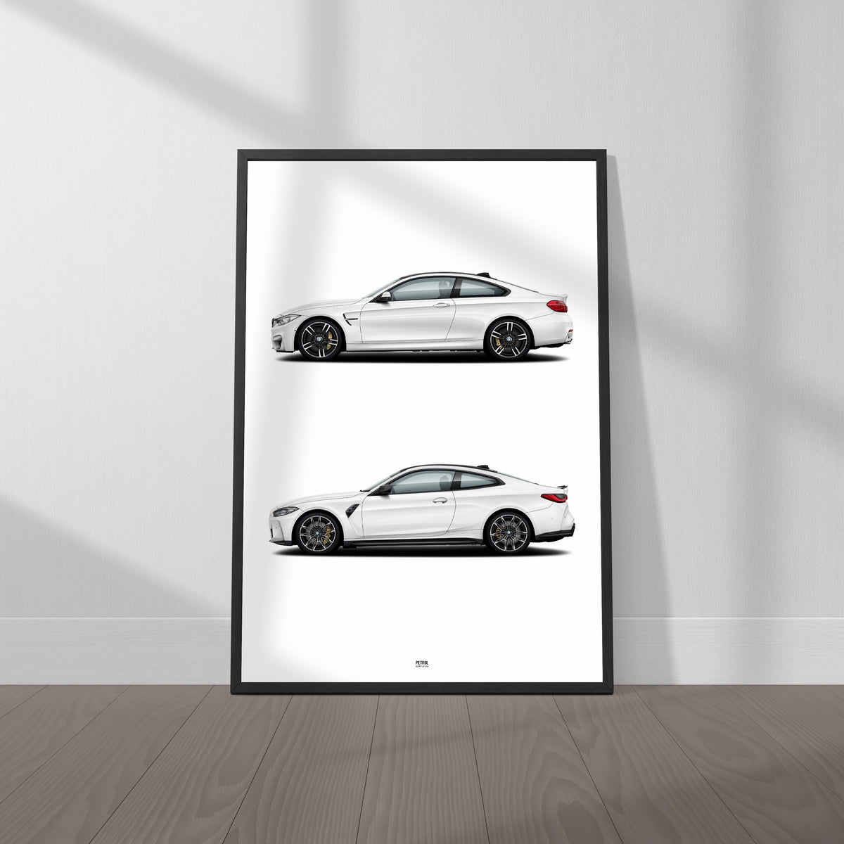 BMW M4 Poster Evolution Generations