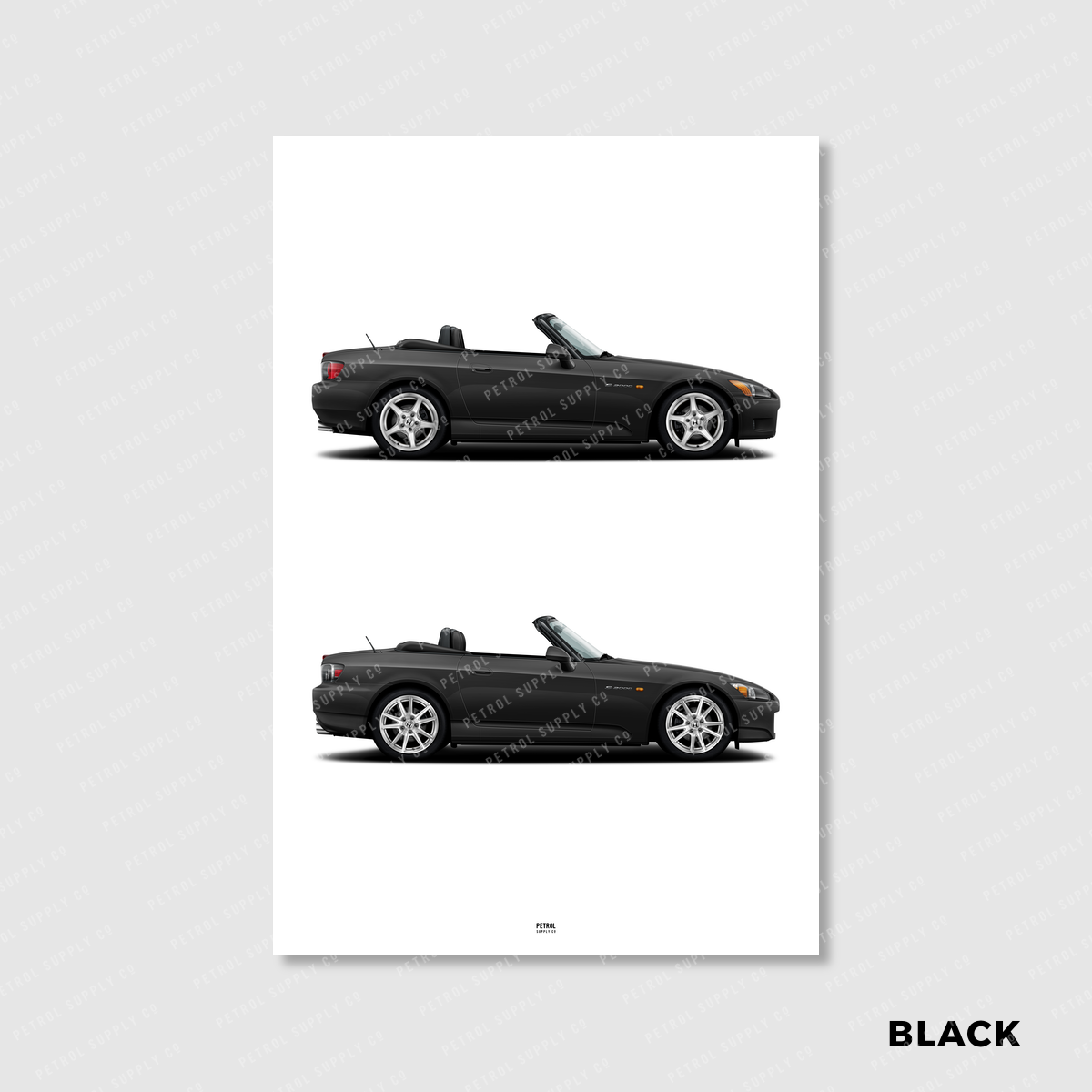 Honda S2000 Evolution Generations Poster