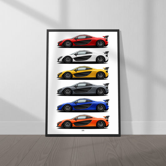 McLaren P1 Colors poster