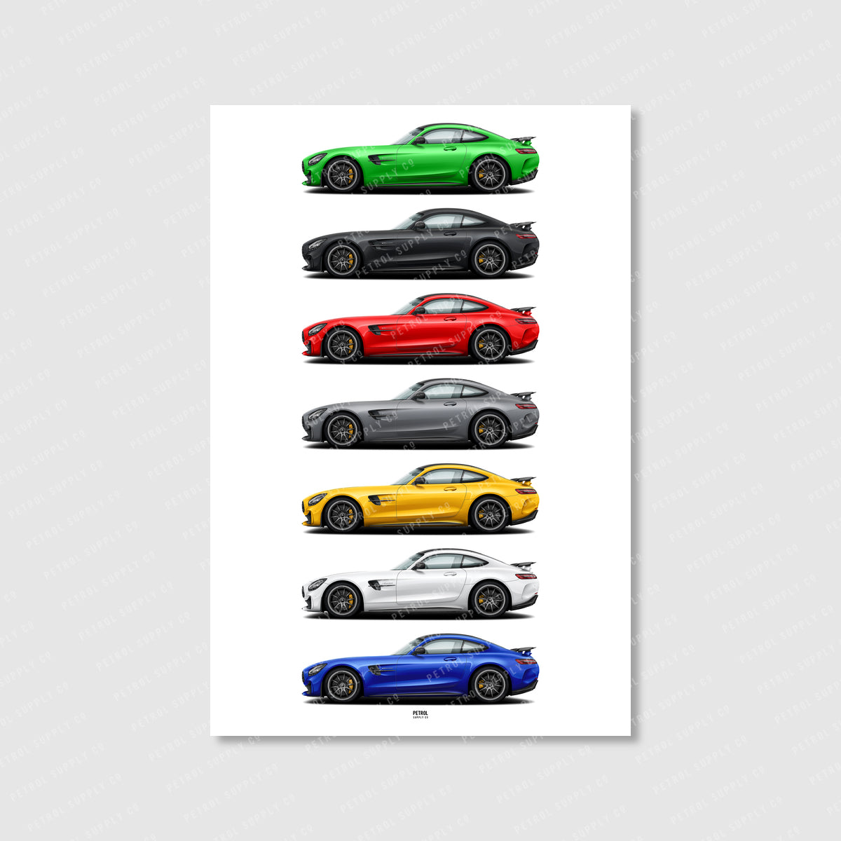 Mercedes-AMG GT R Colors poster