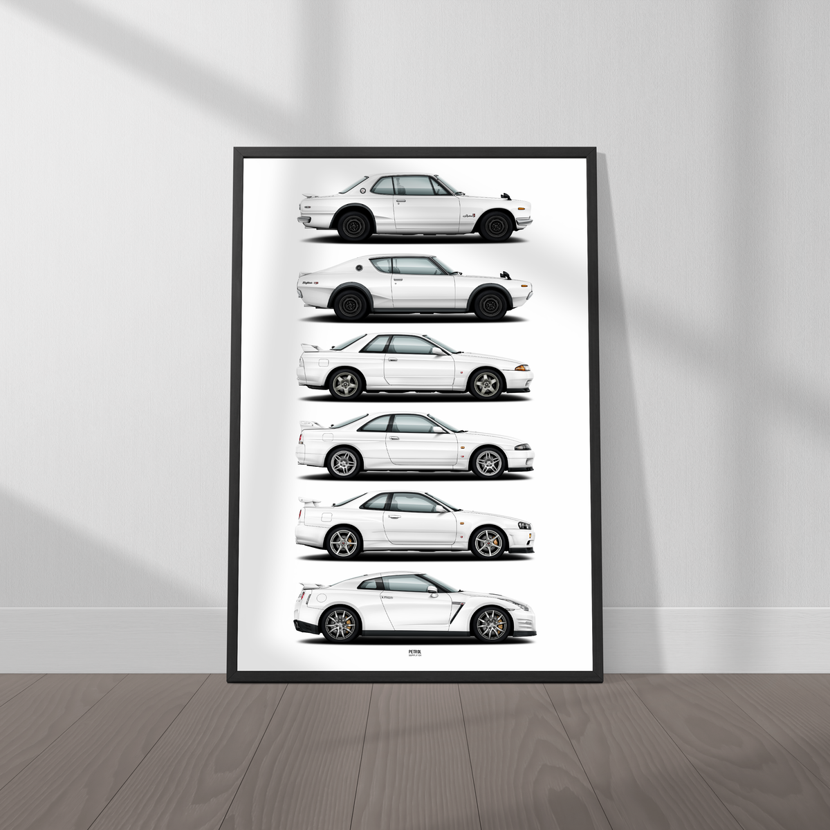 Nissan GT - R Evolution Generations Poster