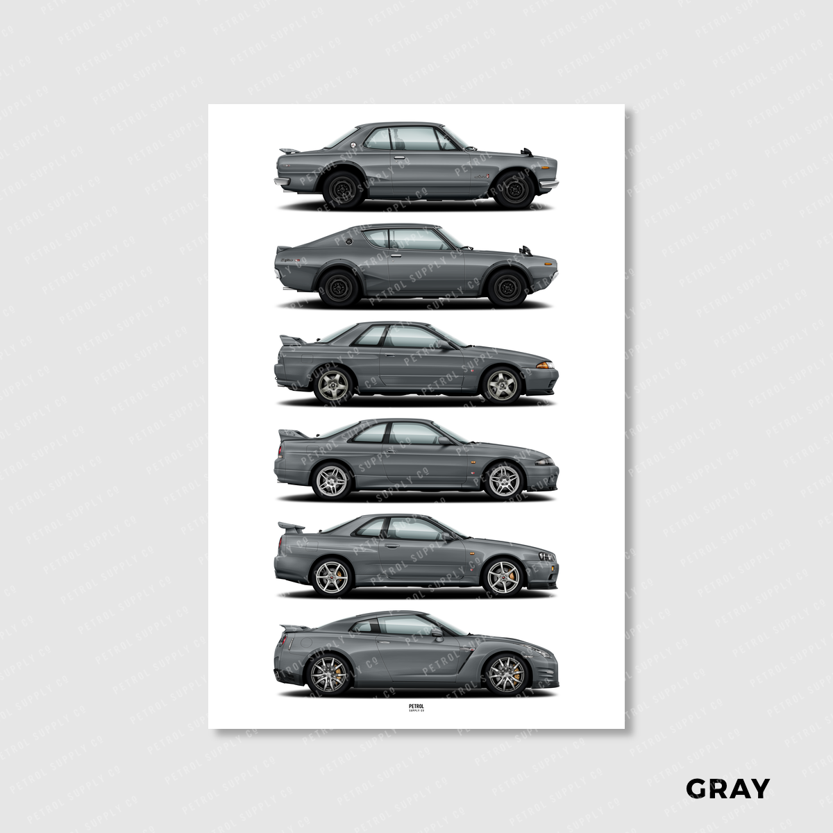 Nissan GT - R Evolution Generations Poster