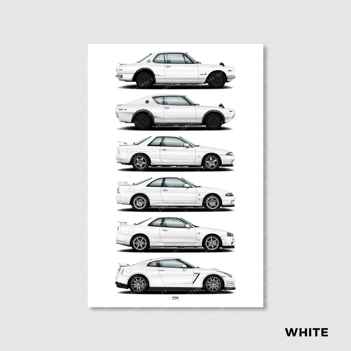 Nissan GT - R Evolution Generations Poster