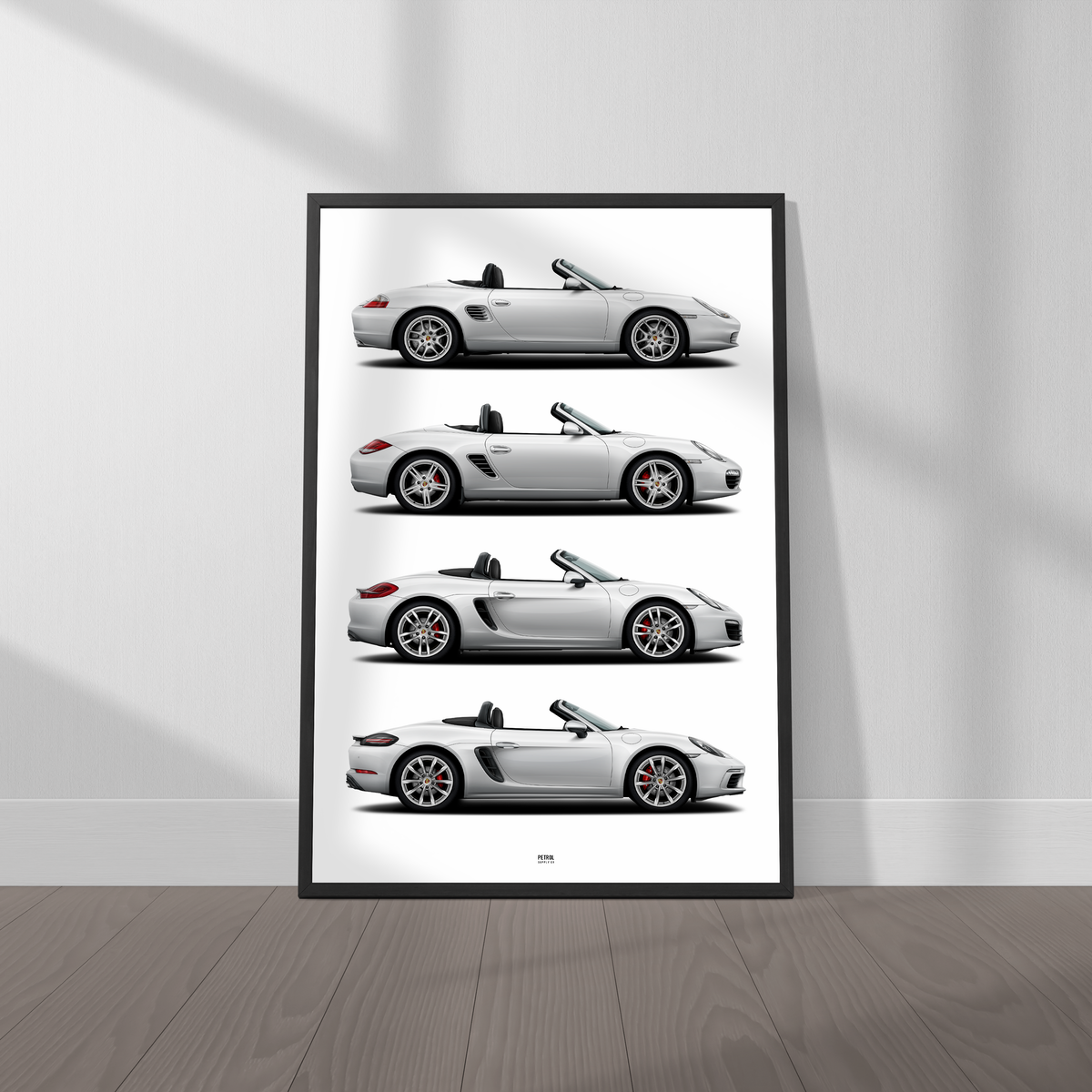 Porsche Boxster Evolution Generations Poster