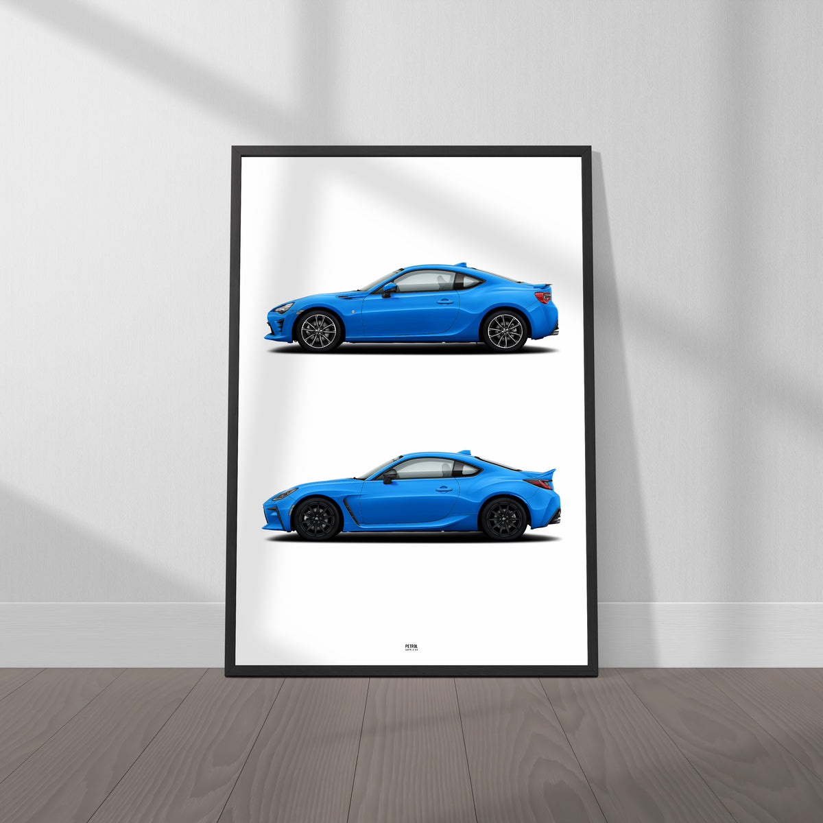 Toyota 86 Poster Evolution Generations