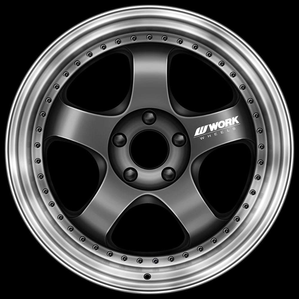Modern Classic Wheels automotive art print - Work Meister S1 3piece