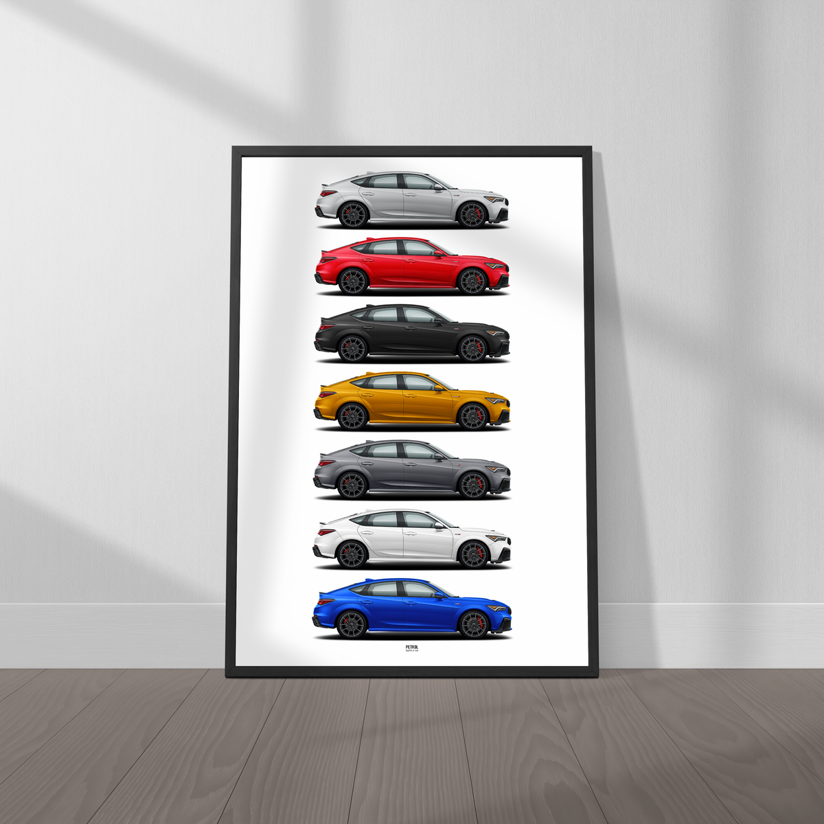 Acura Integra Type S (DE5) Colors Poster