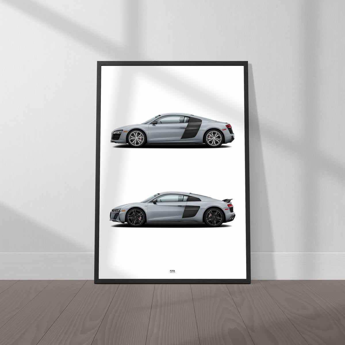 Audi R8 Poster Evolution Generations