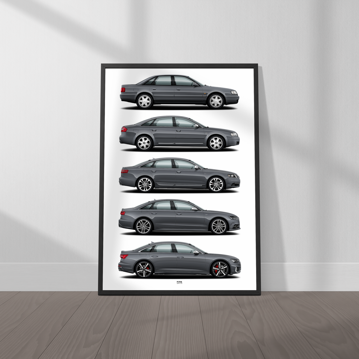 Audi S6 Evolution Generations Poster – Petrol Supply Co.