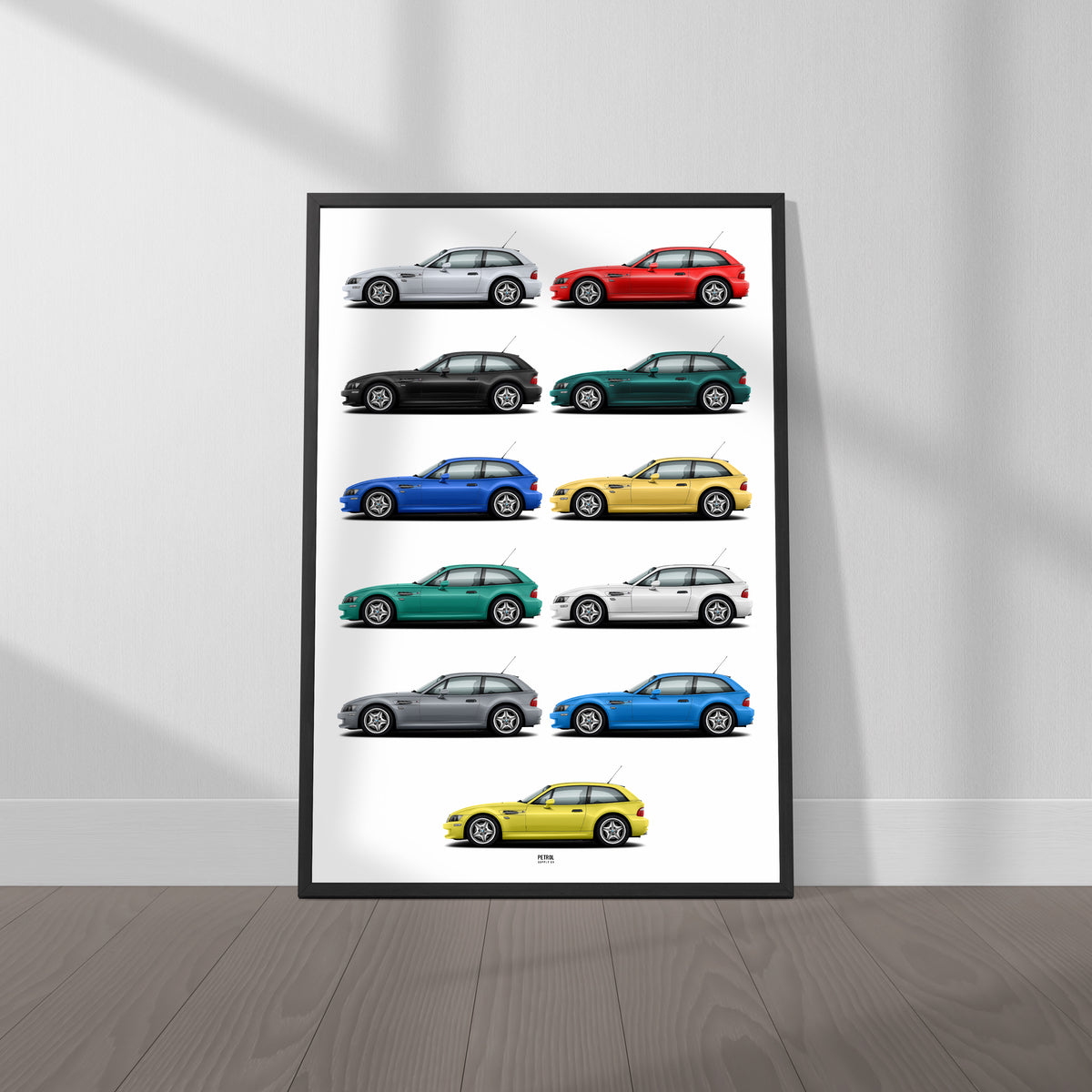 BMW M Coupe Colors Poster