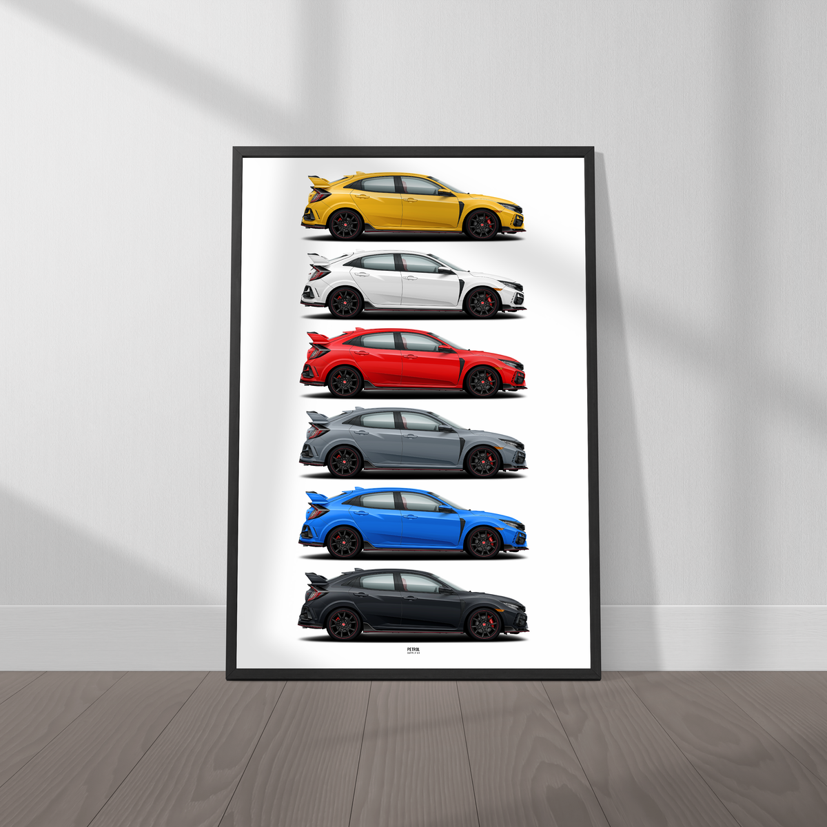 Honda Civic Type R (FK8) Colors Poster
