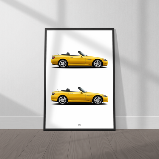 Honda S2000 Evolution Generations Poster