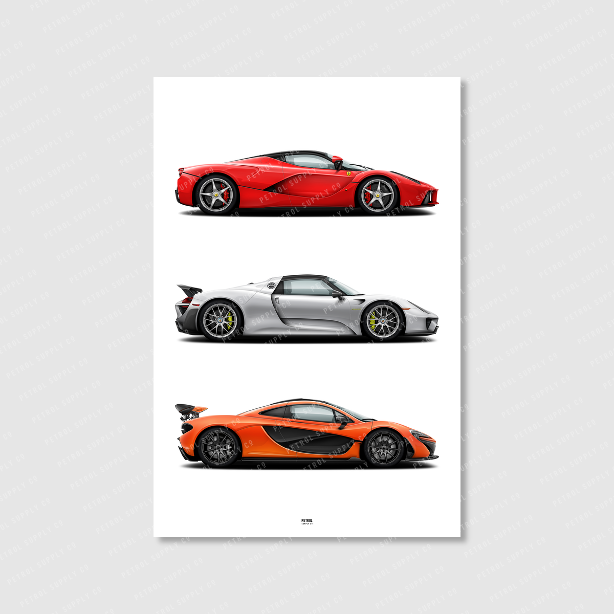 Hypercar Holy Trinity Poster