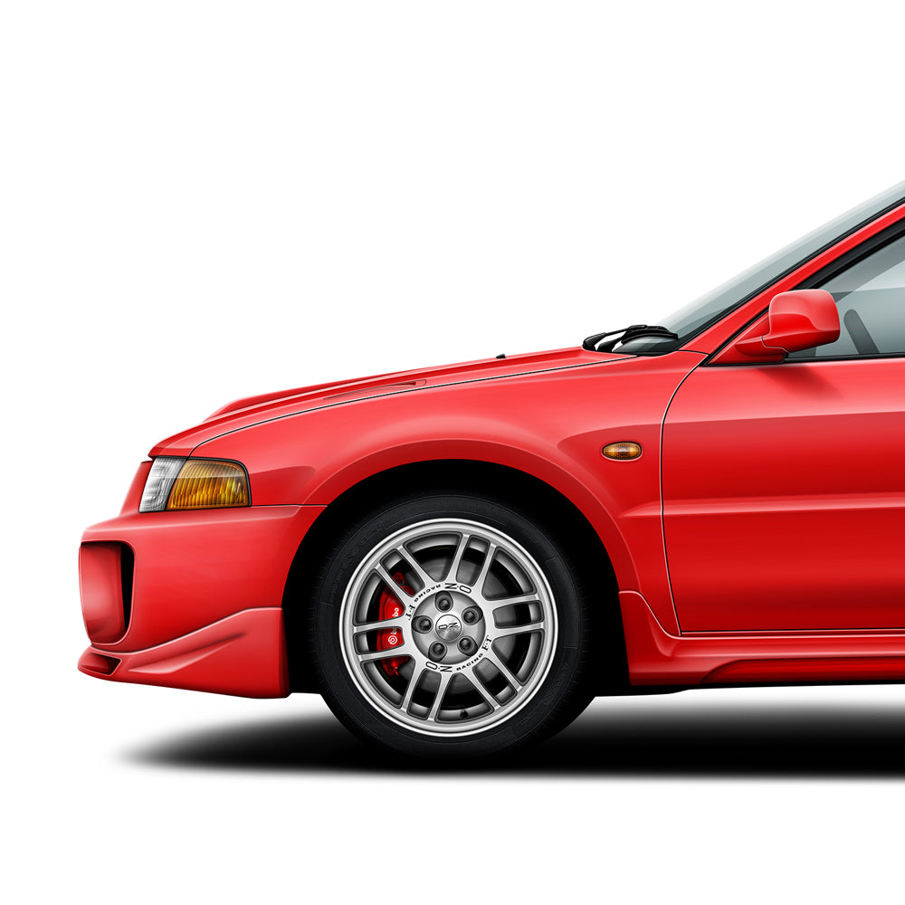 Mitsubishi Lancer Evo Poster Evolution Generations - CP9A