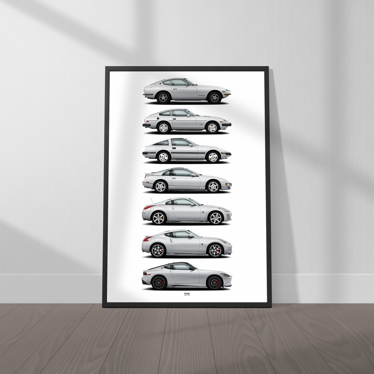 Nissan Z Evolution Generations Poster