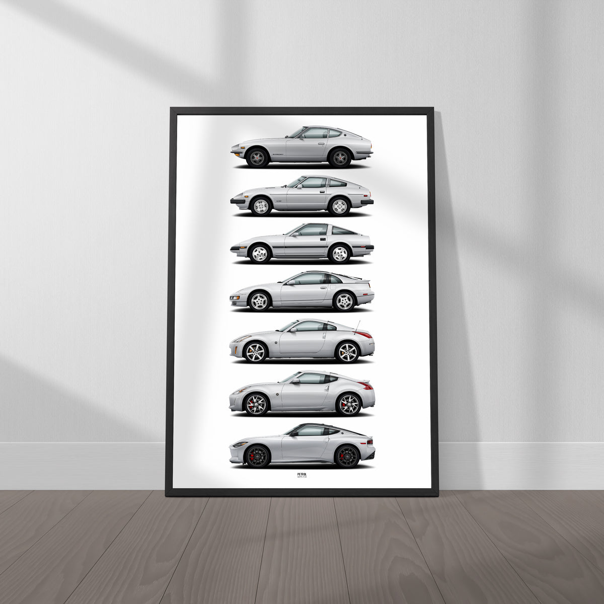 Nissan Z Poster Evolution Generations