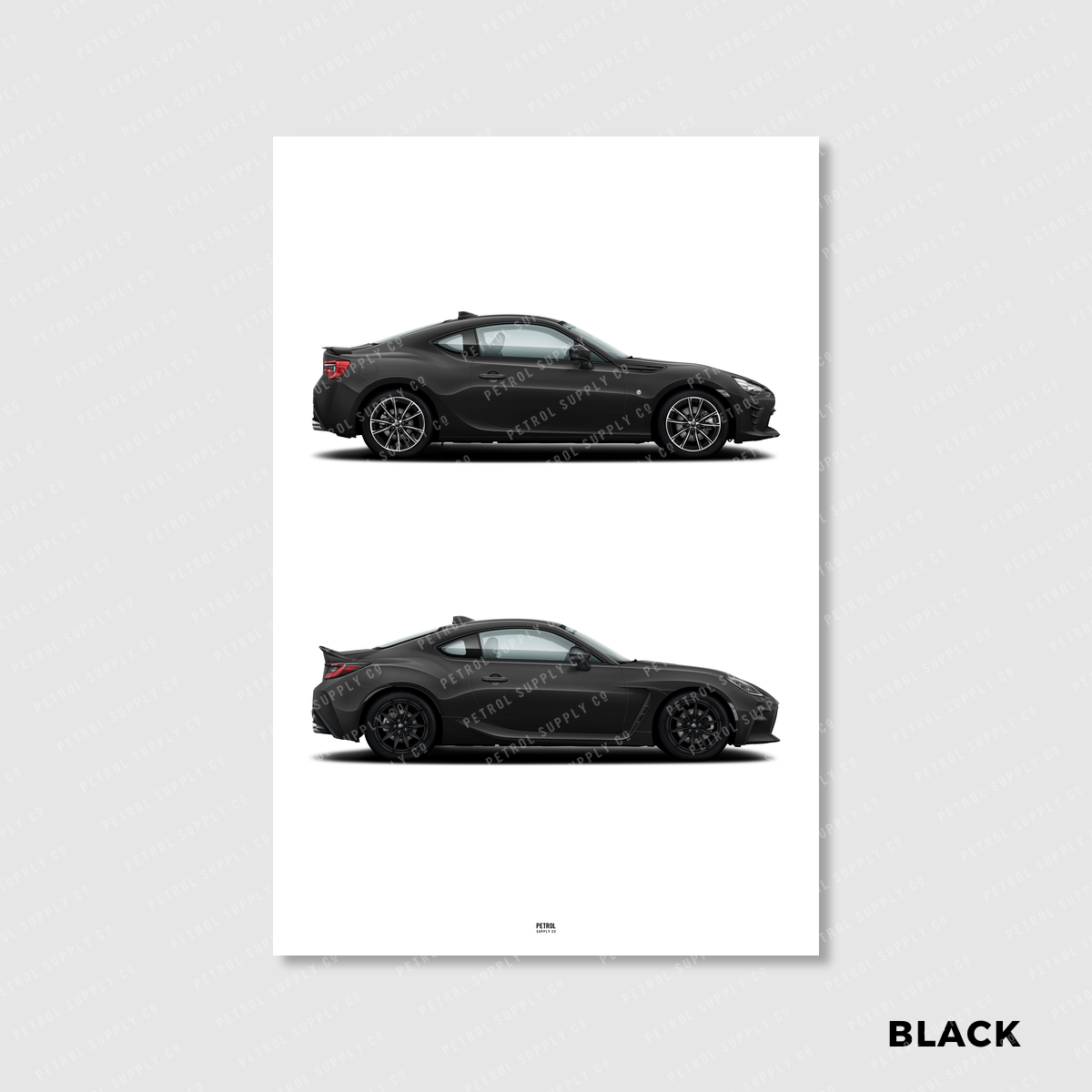 Toyota 86 Evolution Generations Poster