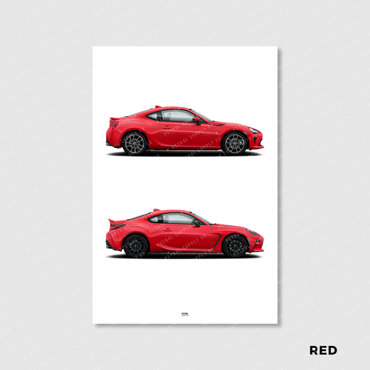 Toyota 86 Evolution Generations Poster