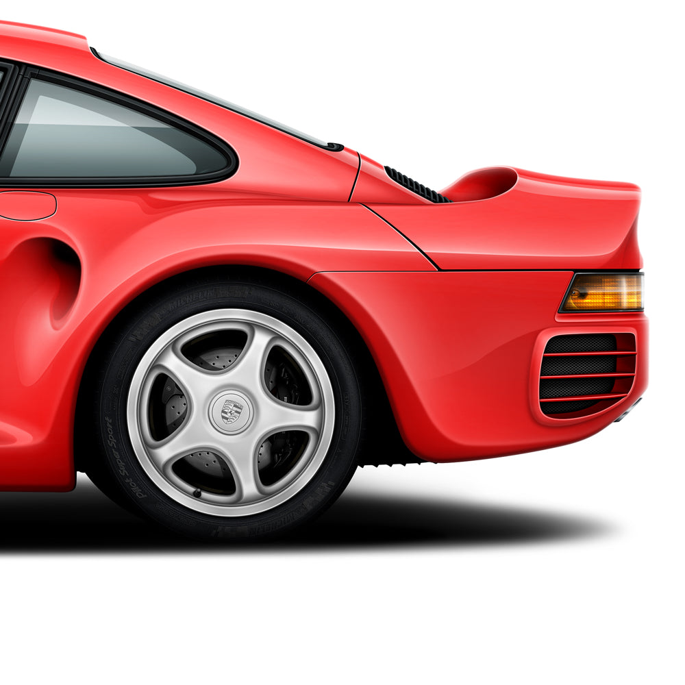 Porsche 959 Colors poster